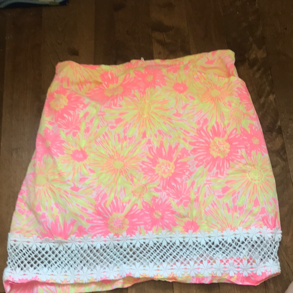 Lily Pulitzer skirt in pretty floral pattern